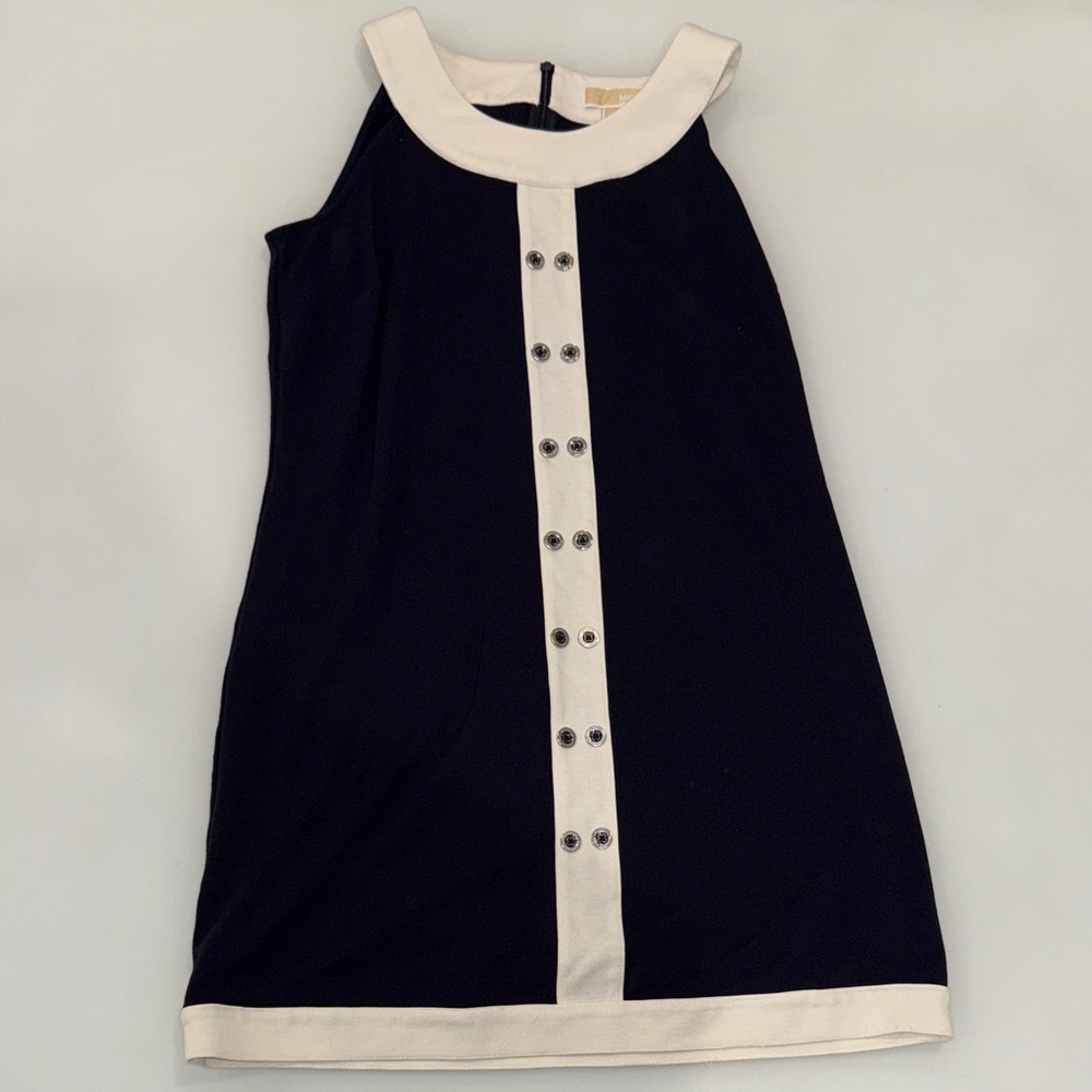 Michael Kors Navy and White Women’s Dress